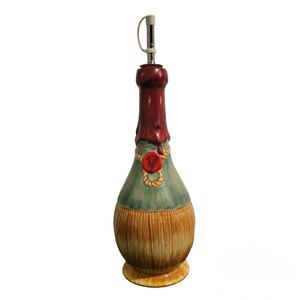 Vtg Decanter American Atelier At Home Napa Valley Antique Dispenser W/ Cork Cap